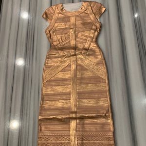 HERVE LEGER Stunning Gown, S, NWT